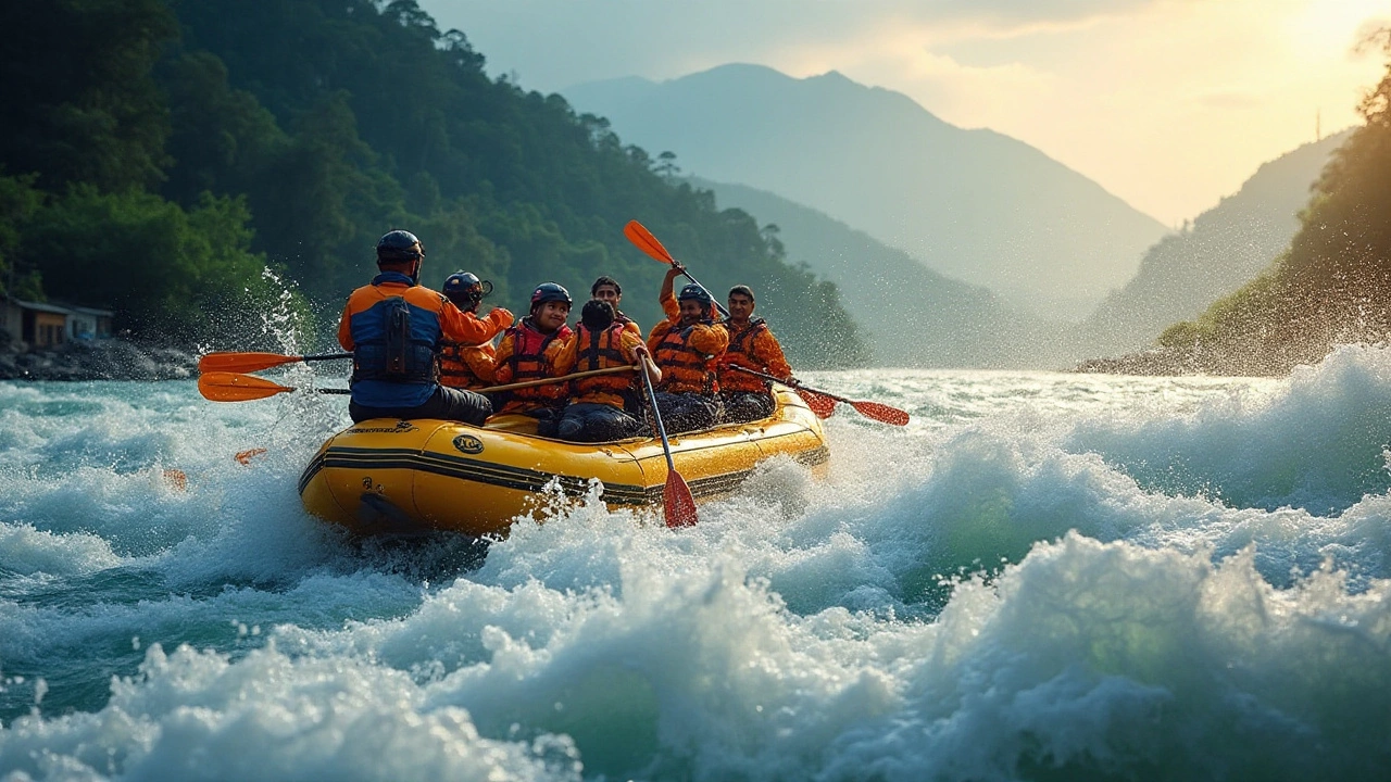 White-Water Rafting: Conquering Rapids