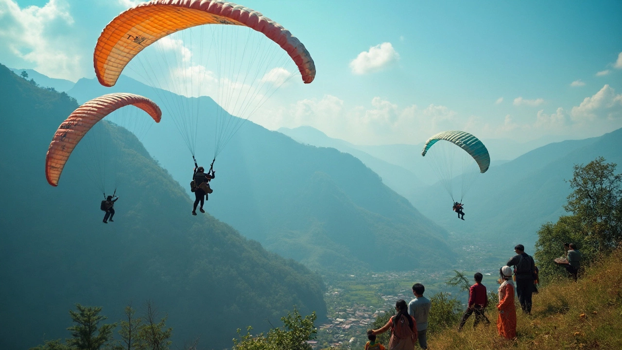 Paragliding and Sky High Thrills